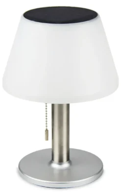 Solcelle bordlampe m. LED