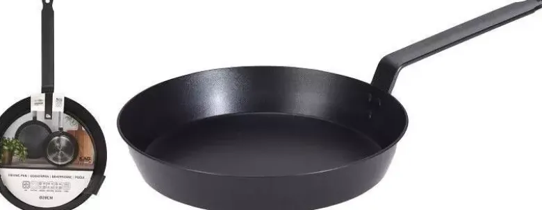 stegepande Ø28 cm med jernhåndtag