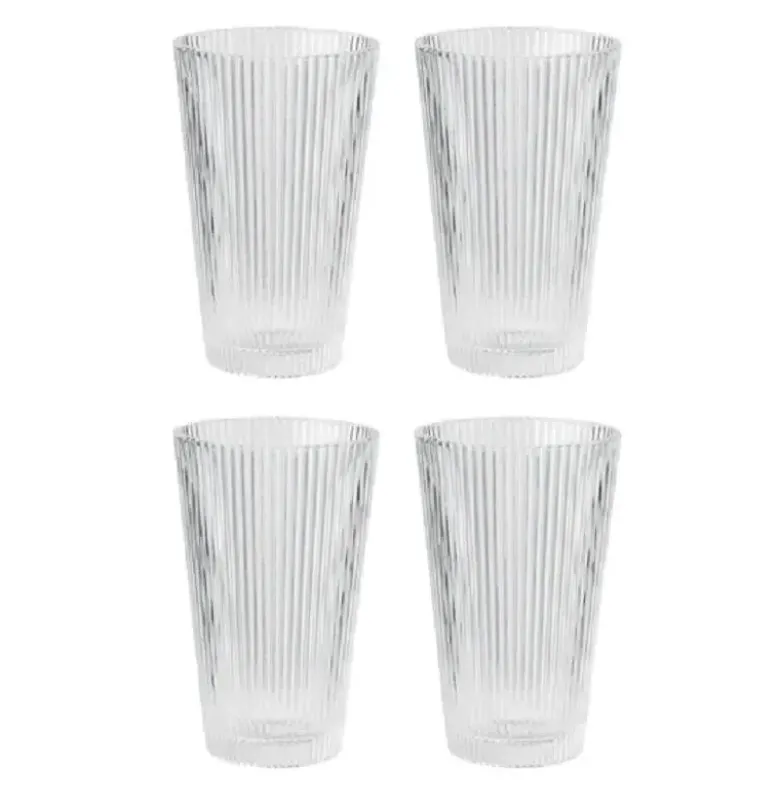 Stelton Pilastro drikkeglas 0,35 cl, 4 stk.
