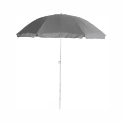 Strandparasol grå Ø180 cm H 190 cm