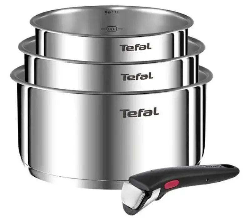 Tefal Ingenio grydesæt 4 dele 16+18+20 cm plus håndtag