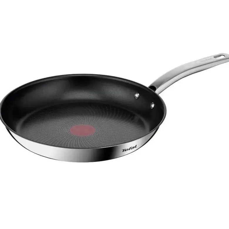 Tefal Intuition stegepande 24 cm i rustfrit stål med belægning
