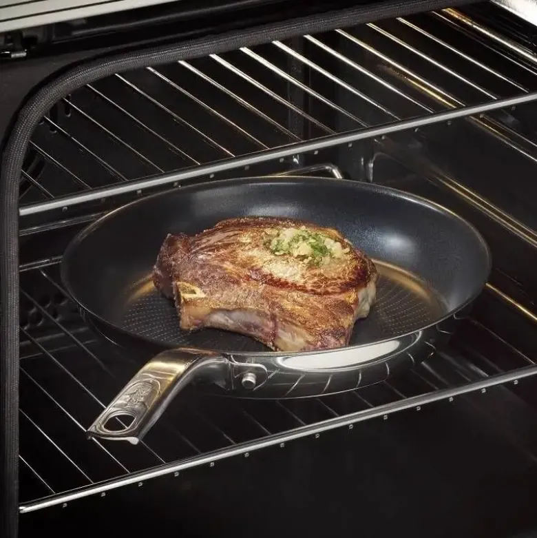 Tefal Intuition stegepande 24 cm i rustfrit stål med belægning