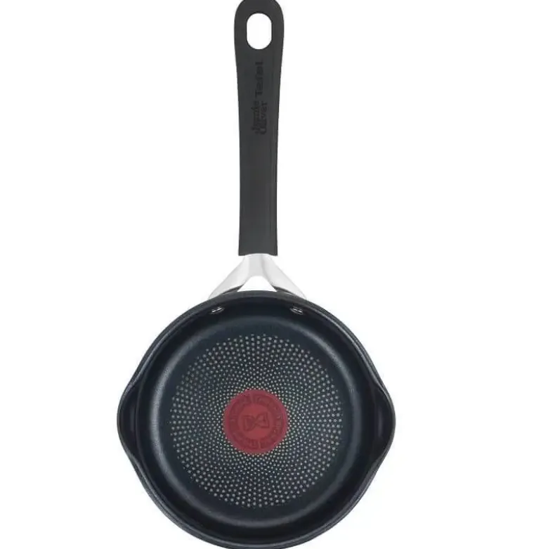 Tefal Jamie Oliver Quick & Easy SS kasserolle med glaslåg og indbygget sigte Ø16 cm / 1,4 liter