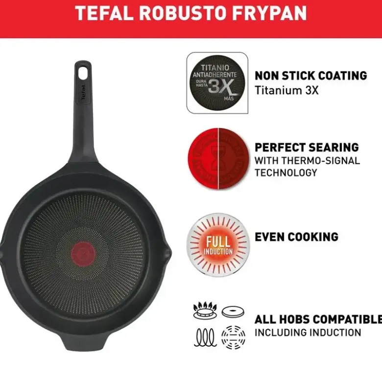 Tefal Robusto Stegepande Ø28 cm