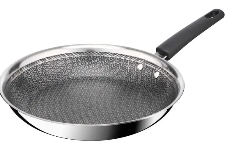 Tefal stegepande Emotion Plus Power SS Tri-Ply mesh PFTE 28 cm