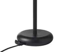 Toscana Genopladelig bordlampe sort