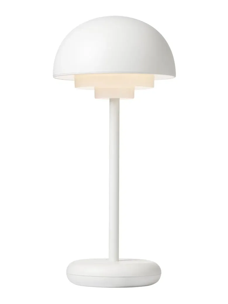 Toscana Genopladelig bordlampe hvid