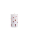 Uyuni LED Bloklys med festmotiv 10 cm