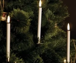Uyuni LED Juletræslys med 3D flamme - 2-pak