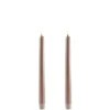 UYUNI LED 2-pak Kronelys m. 3D flamme 25 cm Sandstone