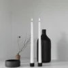 UYUNI LED 2-pak Kronelys m. 3D flamme 32cm Hvid