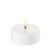 UYUNI LED XL Fyrfadslys m. 3D flamme (Nordic White)