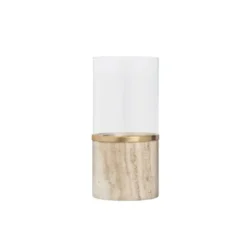 Uyuni Marble lanterne Beige 8x17,1 cm