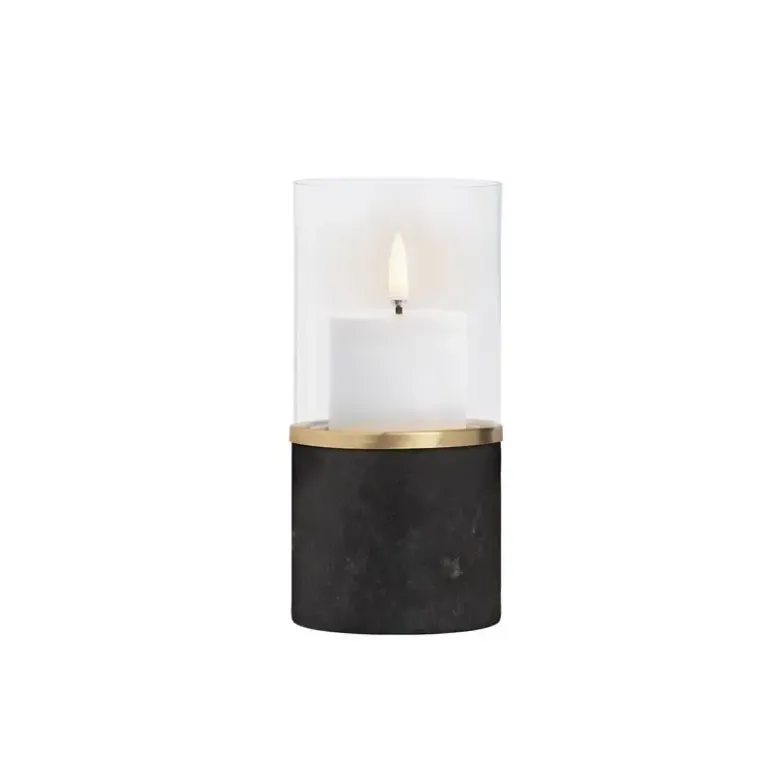 Uyuni Marble lanterne Galaxy Black 8x17,1 cm