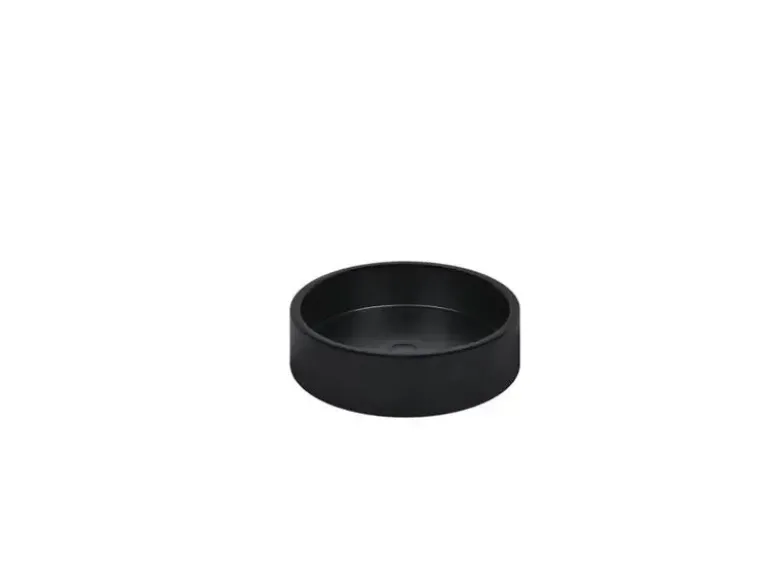 Uyuni pillar bloklysestage mat sort Ø9xH3 cm