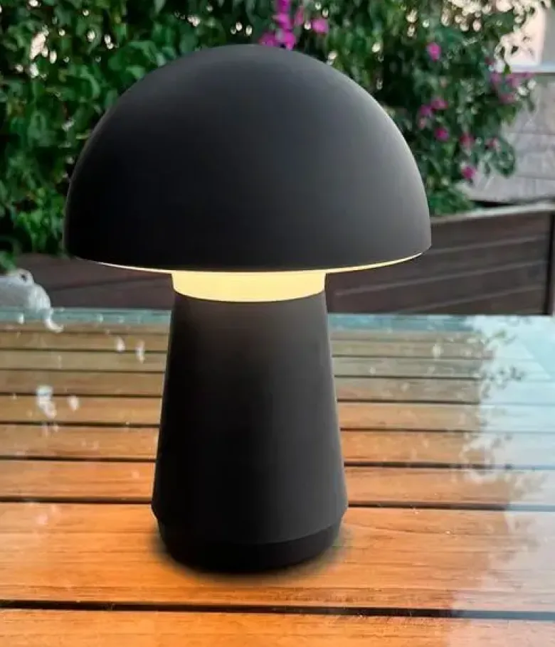 Veli Line Touch opladelig bordlampe sort