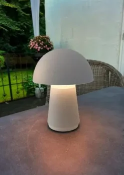 Veli Line Touch opladelig bordlampe taupe