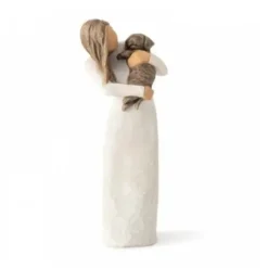 Willow Tree figur Adorable You (dark dog) H19,5 cm