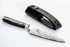 Yaxell Ran Knivsæt med santukokniv & knivsliber