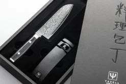 Yaxell Ran Knivsæt med santukokniv & knivsliber