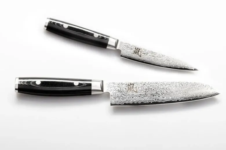 Yaxell Ran Knivsæt med santukokniv, universalkniv & knivsliber