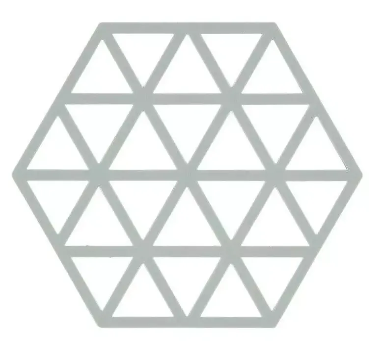 Zone Triangle Bordskåner himmelblå silikone
