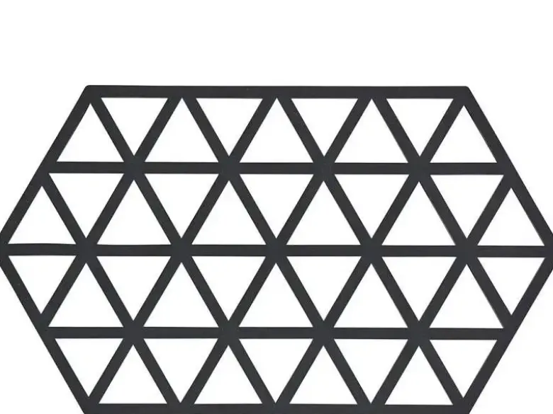 Zone Triangle bordskåner sort L24 cm