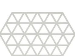 Zone Triangle bordskåner warm grey L24 cm